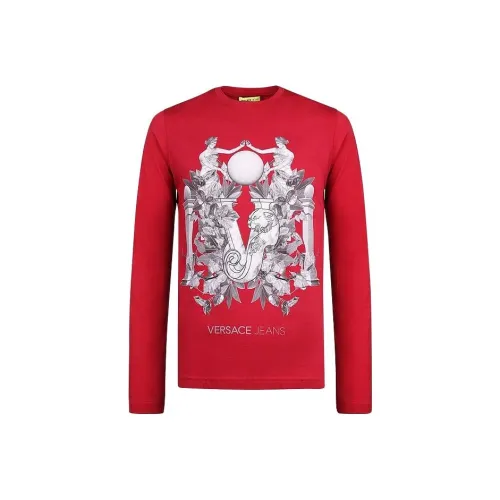 VERSACE Sweatshirts Men Red