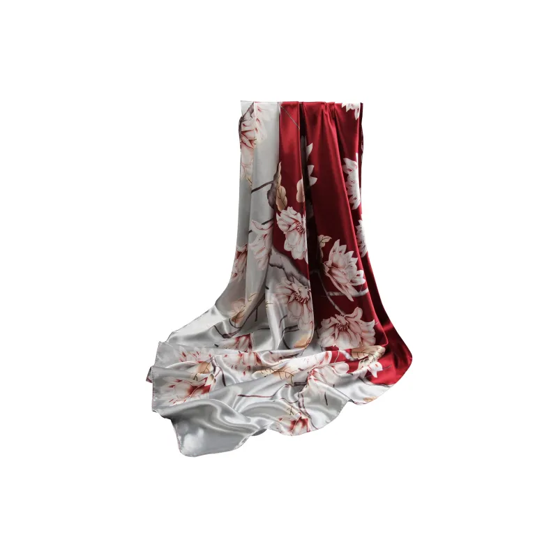 Shanghai Story 100% Polyester Silk Scarves Women's-39
