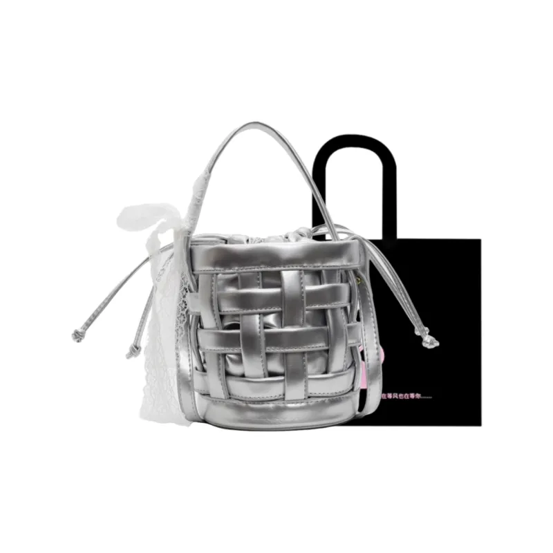 HACIN PU Bucket Bags Handbags Women's Multicolor-6