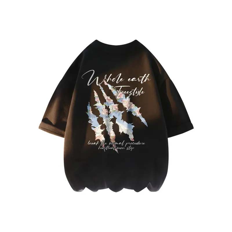 WHOLE EARTH T Shirt Summer Unisex-3