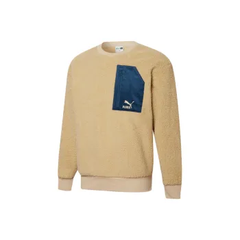 PUMA Sweatshirts Men Khaki