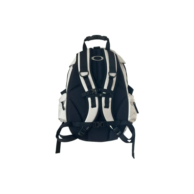 Oakley Polyester Backpack Medium Size Unisex White-1