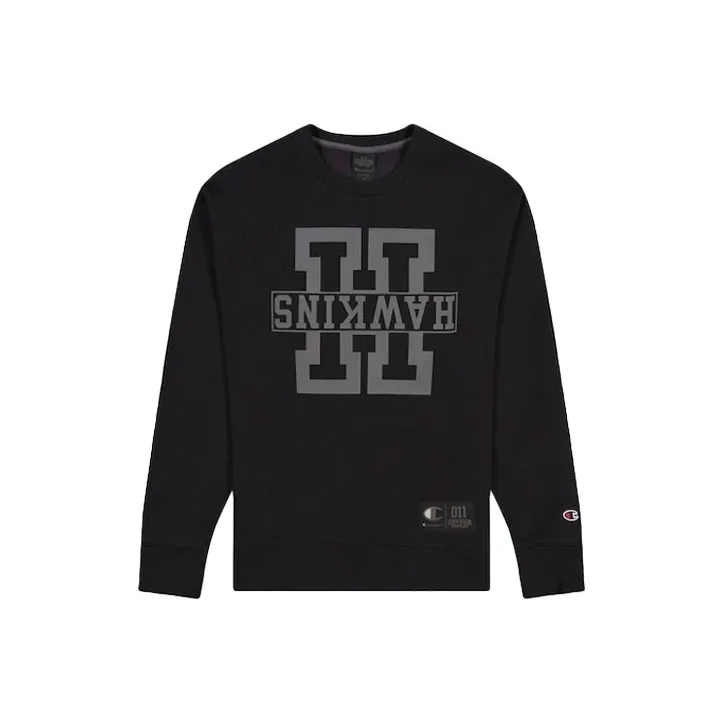 Champion X Stranger Things Sweatshirts Unisex Black-0