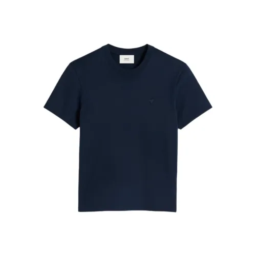AMIPARIS Paris Ami De Coeur Logo Embroidered Crewneck T Shirt