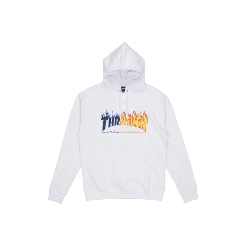 Thrasher Hooded Sweatshirt Japan Version Unisex White-0