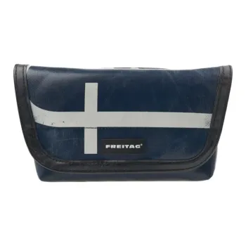FREITAG F40 JAMIE Polyester Messenger Bag Crossbody Bag Shoulder Bag Unisex Marine Blue & White