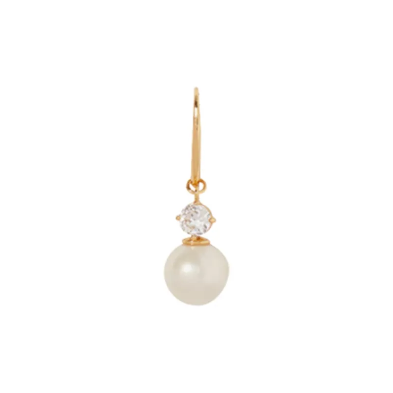 Kate Spade Plastic Copper Zircon Earrings Women's Gold-3