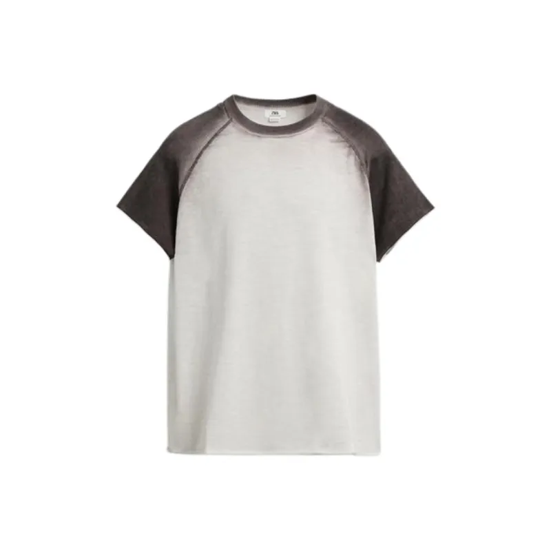 ZARA T Shirt Men's Frosted White-0