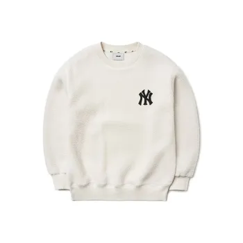 MLB Sweatshirts Unisex Cream