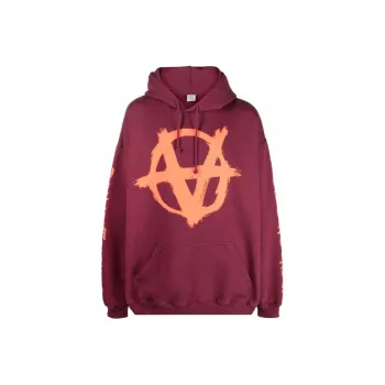 Vetements Double Anarchy Logo Hoodie