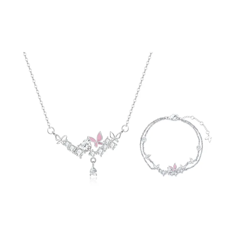 LAOYINFANG Sterling Silver Necklaces Women's-0