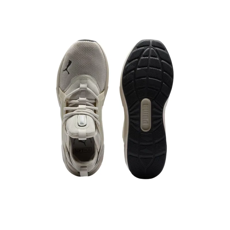 PUMA Softride Cushioning Slip Resistant And Abrasion Resistant Low Top Running Shoes Men's Gray-3
