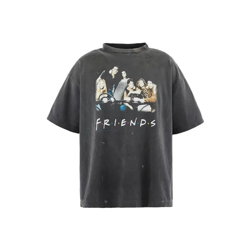 SAINT Mxxxxxx X Friends Cotton T shirt-0
