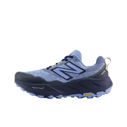 New Balance NB Fresh Foam X Hierro V9 Anti Slip Wear Resistant Low Top Running Shoes Women's Blue