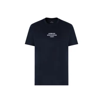 ARMANI EXCHANGEAE SS25 T Shirt Men's Navy Blue