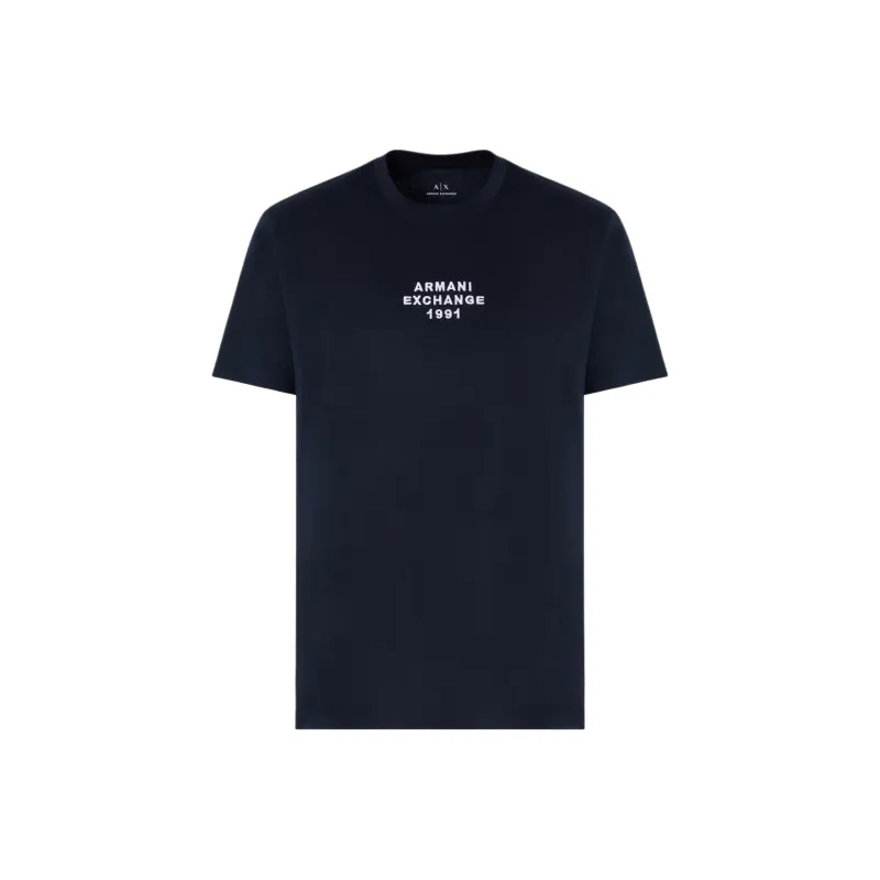 ARMANI EXCHANGEAE SS25 T Shirt Men's Navy Blue-0
