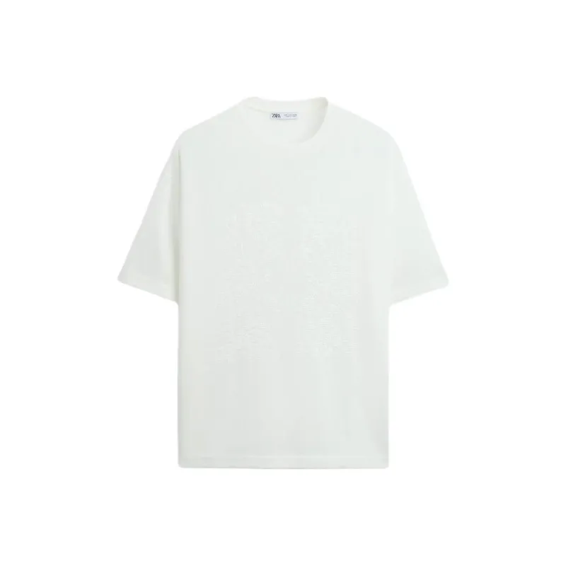 ZARA T-Shirt Men's Frosted White-0