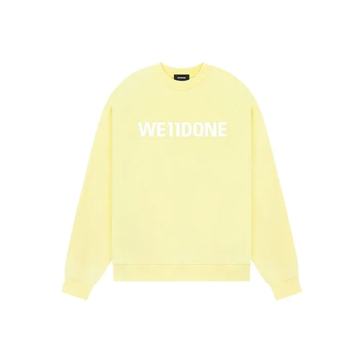 WE11DONE Sweatshirts Unisex Yellow-0