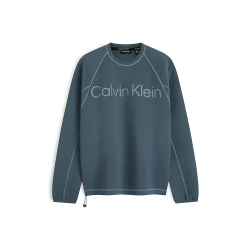 Calvin Klein Sweatshirts Men Gray Blue