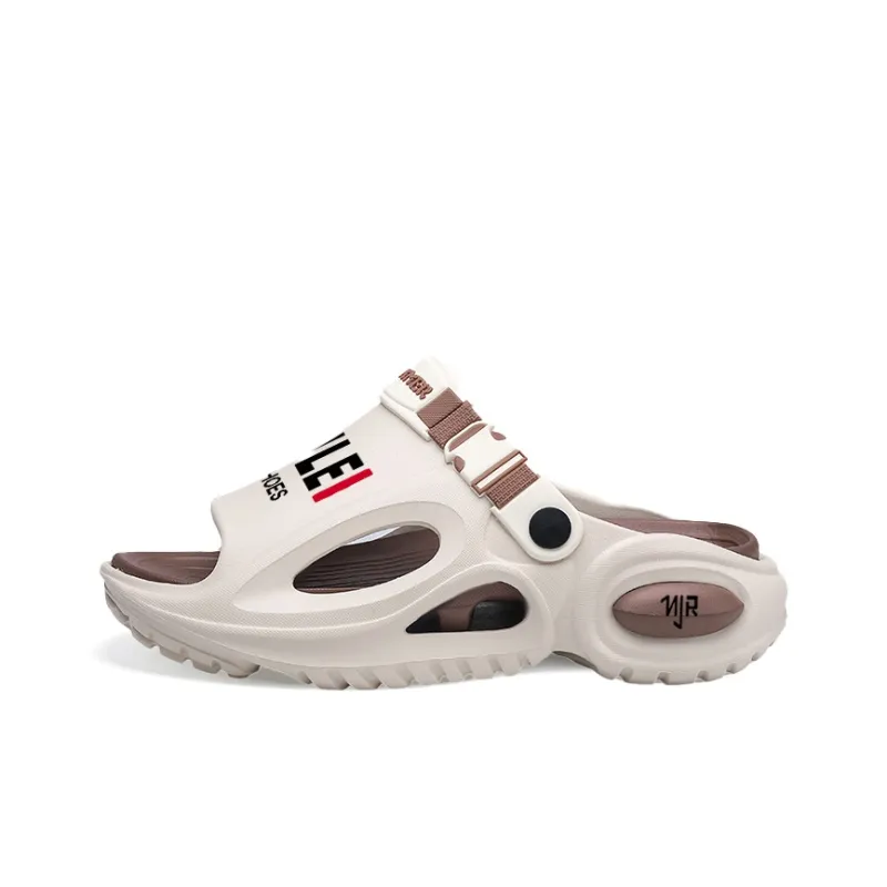 NANJIREN Beach Sandals Men Mint Mamba/White Black/Beige Brown/Black White-4