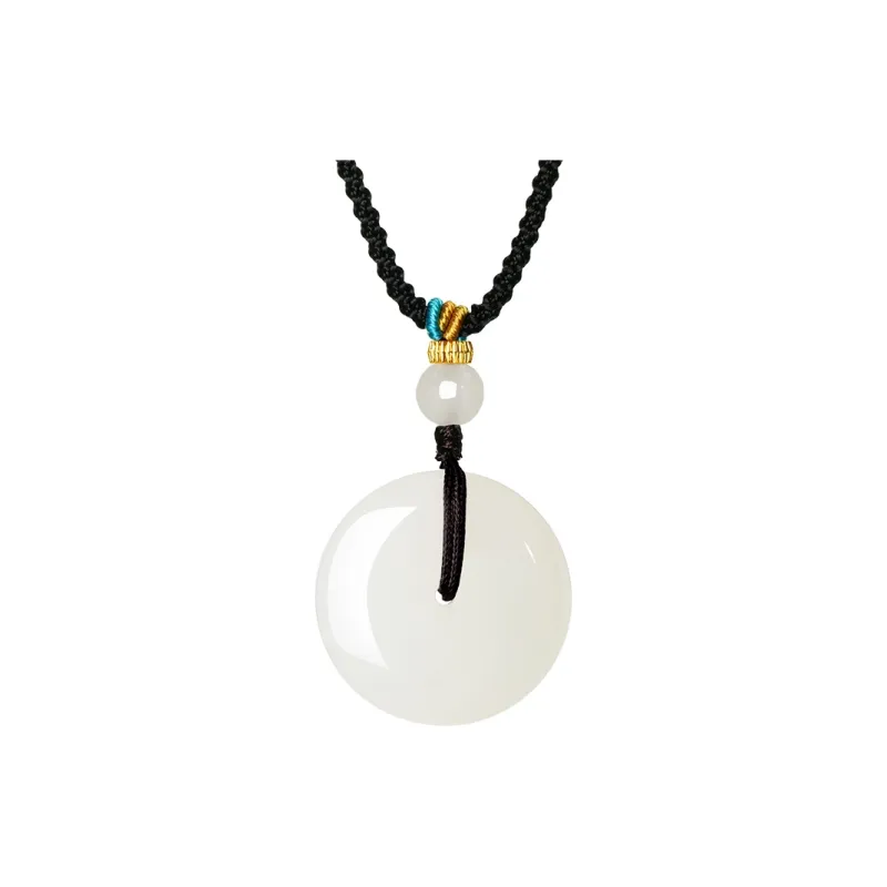 Chum Hetian Jade Pendants White Jade Unisex-0
