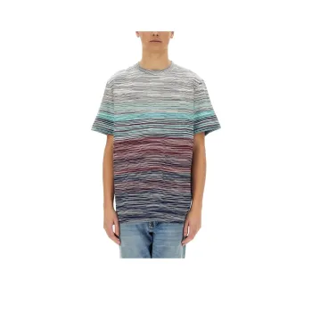 MISSONI Striped Crewneck T Shirt