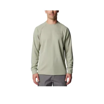 Columbia Black Mesa Waffle Knit Crew II T-Shirt Men's Cyan