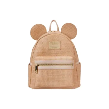 Loungefly Disney Collaboration Faux Leather Backpack Mini Women's Khaki