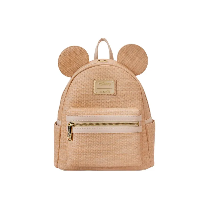 Loungefly Disney Collaboration Faux Leather Backpack Mini Women's Khaki-0