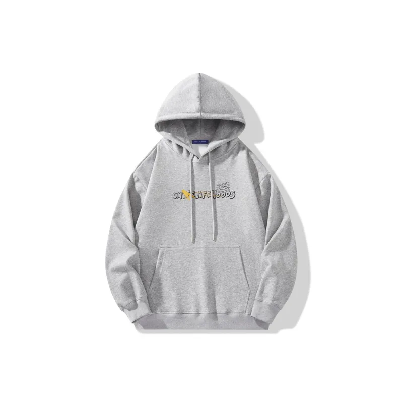 Unite Life HOODS Sweatshirt Unisex Black-8