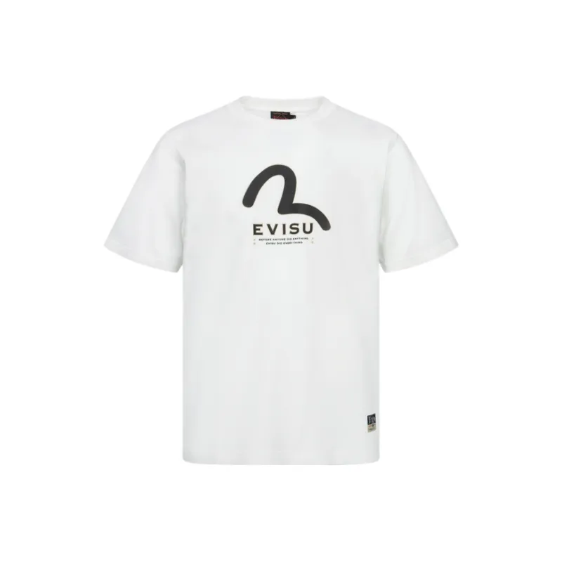 EVISU Seagull & EVISU Print Multi pocket T shirt-0