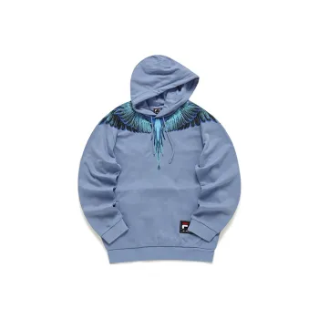 FILA FUSION Marcelo Burlon Collaboration Collection Sweatshirt Unisex Light Moonlight Blue