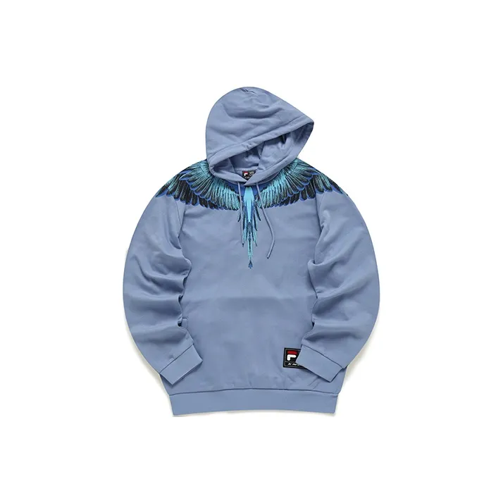 FILA FUSION Marcelo Burlon Collaboration Collection Sweatshirt Unisex Light Moonlight Blue-0