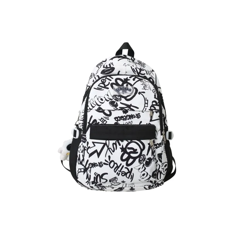 H YXIANG Nylon Backpack Unisex Multicolor-1