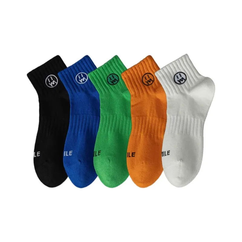 MIIOW Mid Calf Socks Unisex 5 Pack-0