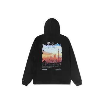 Athief Foc. Hooded Loose Fit Sweatshirt Unisex