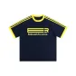Navy Blue & Yellow Stripes