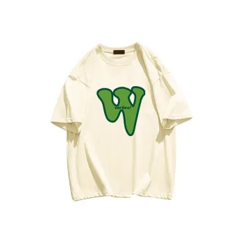 Cotton Shopping T Shirt Unisex Apricot