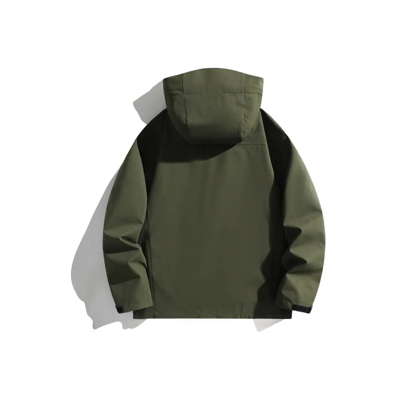 ROBINHOOD Water Resistant Windproof Breathable Wear Resistant Warm Water Repellent Windbreaker Jacket Unisex-50