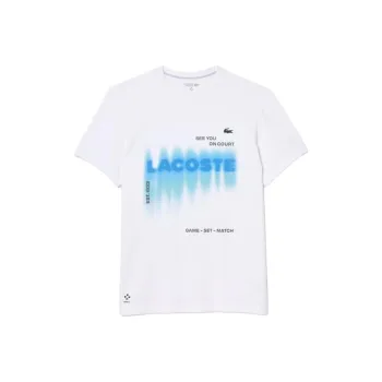 LACOSTE x DANNIER·MEIDEWEIJIEFU LIANMINGKUAN T Shirt Men's White