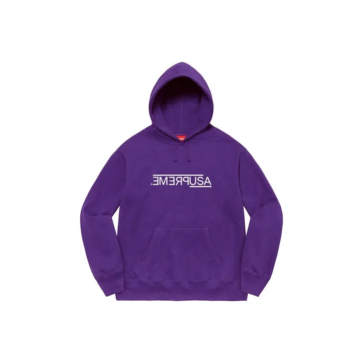 Supreme Usa Hooded Sweatshirt-0