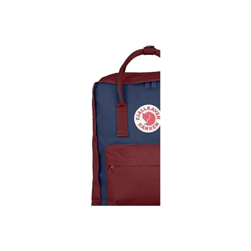 Fjallraven Kanken Polyvinyl Alcohol Fiber Backpack Regular Unisex Royal Blue & Cow Red-3