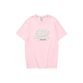 Skechers T Shirt Unisex Chalk Pink