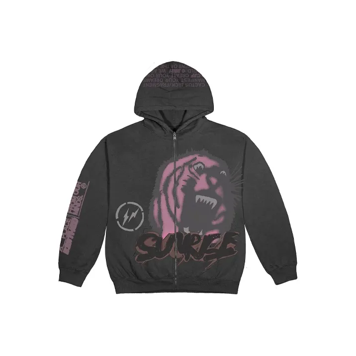 Travis Scott Cactus Jack For Fragment Sunrise Zip Up Hoodie-0