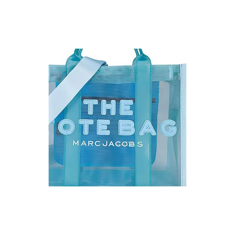 MARC JACOBS Mesh Tote Bag, Shopping Bag, Handbag Trumpets Women's Fluorescent Blue-4