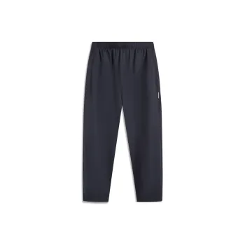 LiNing Sports Life Collection Knitted Sweatpants Men's Deep Mysterious Blue