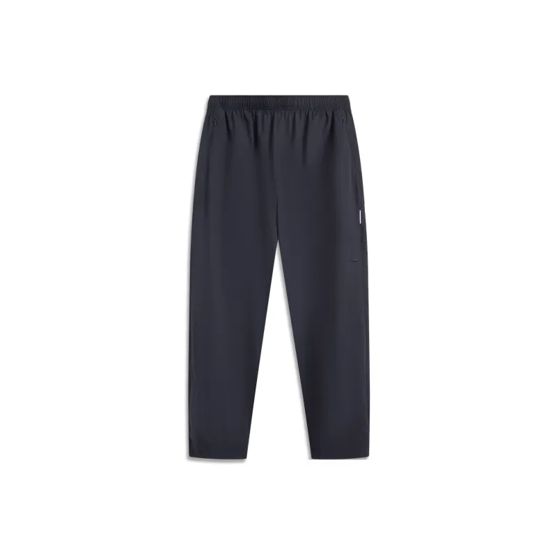LiNing Sports Life Collection Knitted Sweatpants Men's Deep Mysterious Blue-0