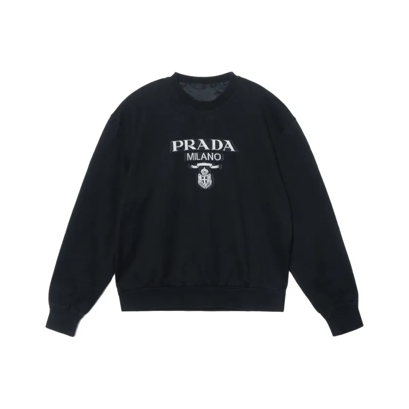 PRADA Sweatshirts Men Black-0