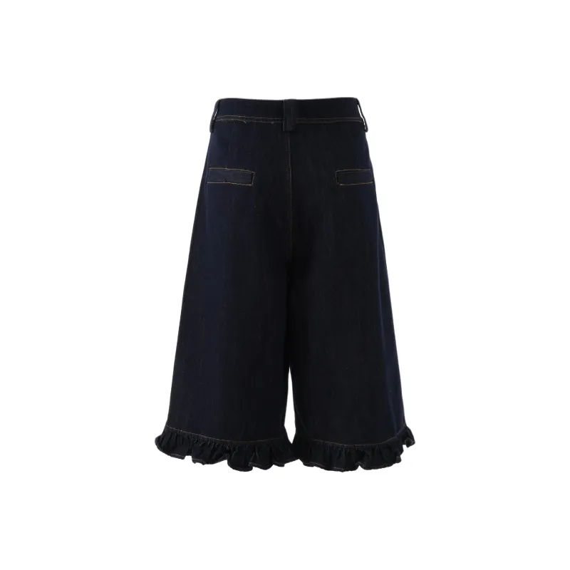 OROI Denim Shorts Women's Dark Blue-1