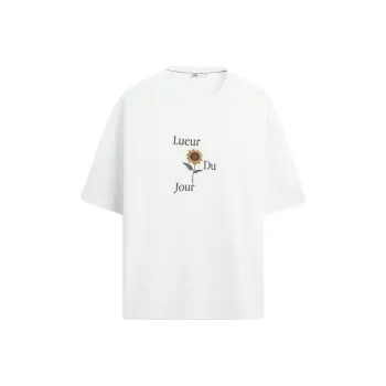 ZARA T Shirt Men's Frosted White